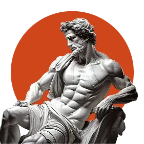 Estatua con círculo